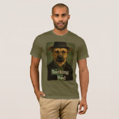 T-shirt Camiseta Barking Bad – Diseño Cómico de Perro con  (Devant entier)