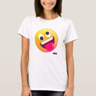 T-shirt Camiseta básica feminina de emoji maluquinho