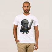 T-shirt Camiseta Bella+Canvas Cavaleiro Blindado (Devant entier)