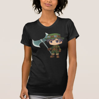 T-shirt Camiseta Bella+Canvas Cavaleiro Steampunk