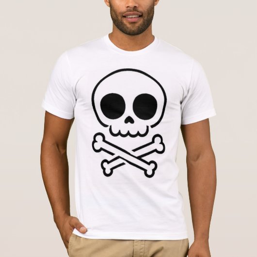 T-shirt Camiseta Bella+Canvas Jolly Roger Fofo (Devant)