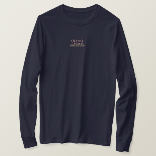 T-shirt Camiseta Ça va bien (Design devant)