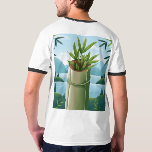 T-SHIRT CAMISETA COM PANDA (Dos)