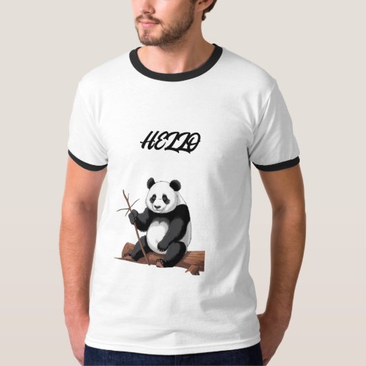T-SHIRT CAMISETA COM PANDA (Devant)