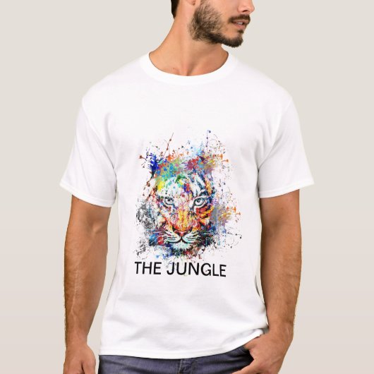 T-shirt Camiseta con diseño de tigre (Devant)