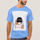 T-shirt camiseta con un color  fresco (Devant)