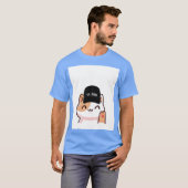 T-shirt camiseta con un color  fresco (Devant entier)