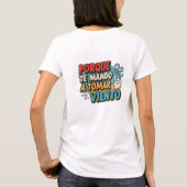 T-shirt Camiseta corta para Mujer: No me saques el dedo (Dos)