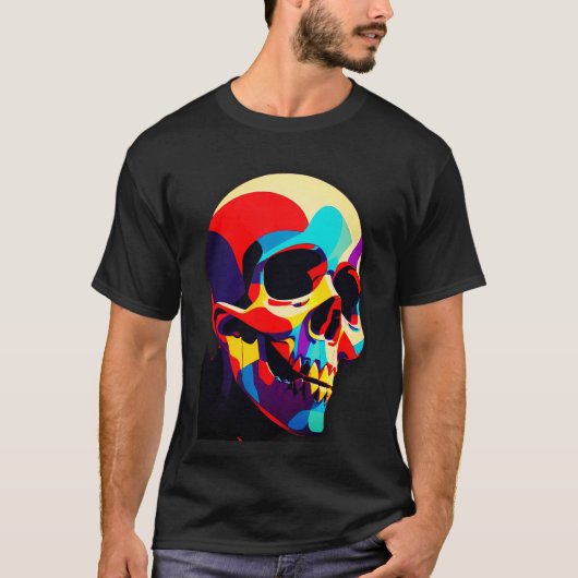 T-shirt Camiseta de calaver "Espiritu las Calaveras" (Devant)