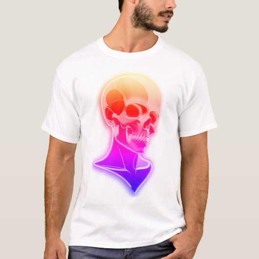 T-shirt Camiseta de calavera "Espíritu de las calaveras" (Devant)