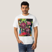 T-shirt camiseta de flor (Devant entier)