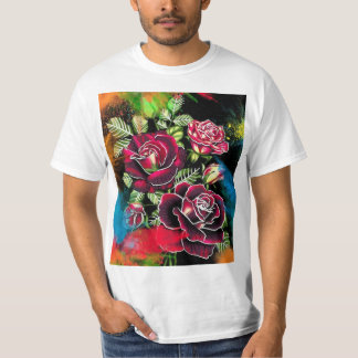 T-shirt camiseta de flor