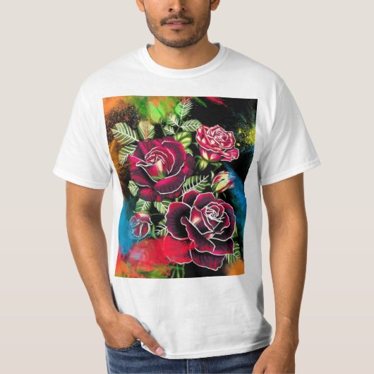 T-shirt camiseta de flor (Devant)