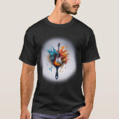 T-shirt Camiseta de guitarra (Devant)