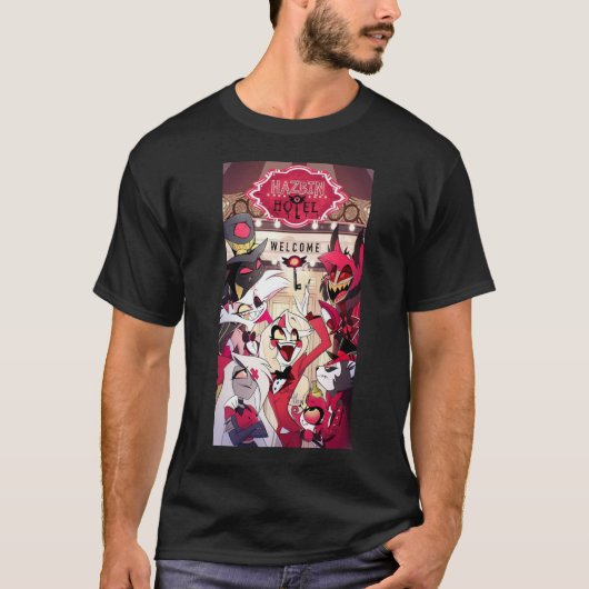 T-shirt camiseta de ropa de hazbin hotel (Devant)
