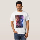 T-shirt Camiseta Demon Slayer electro color  (Devant entier)