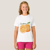 T-shirt Camiseta Dulce Tropical: naranja (Devant entier)