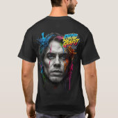 T-shirt camiseta ENNOID GRÁFITT GRAFITE  (Dos)