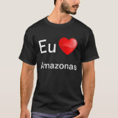 T-shirt Camiseta Eu amo Amazonas (Devant)