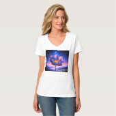 T-shirt camiseta feminina Art Nouveau (Devant entier)