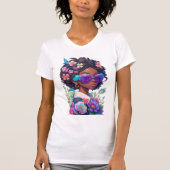 T-shirt Camiseta Feminina Black Power (Devant)