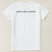 T-shirt camiseta feminina para o uso do dia a dia (Design dos)