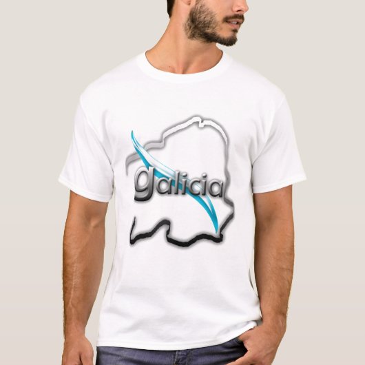 T-SHIRT CAMISETA GALICIA  (Devant)
