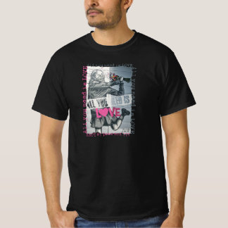 T-shirt Camiseta Graffiti All you need is love