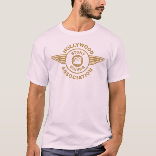 T-shirt Camiseta Hollywood Stunt Driver Association (Devant)