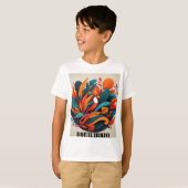 T-shirt Camiseta Infantil Arte Simbólico Equilibrio (Devant entier)
