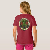 T-shirt Camiseta Infantil Broccoli is the Secret - Back (Dos entier)