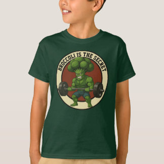 T-shirt Camiseta Infantil Broccoli is the Secret - Front