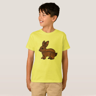 T-shirt Camiseta Infantil(Kids T-shirt)Coelho de Chocolate