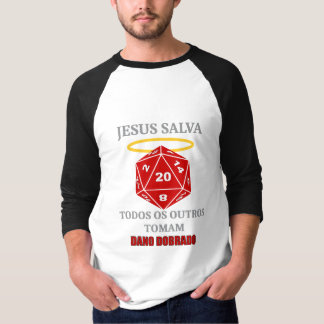 T-shirt Camiseta Jesus Salva — Todos os Outros Tomam Dano