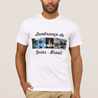 T-shirt Camiseta lembrança de Goiás