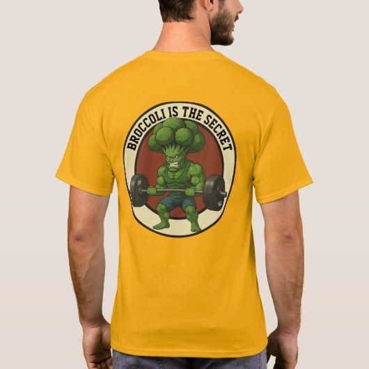 T-shirt Camiseta Masc. Broccoli is the Secret - Back (Dos)