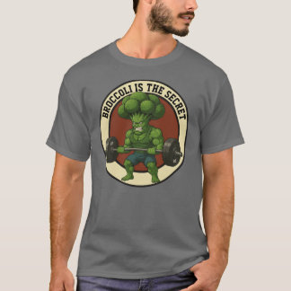 T-shirt Camiseta Masc. Broccoli is the Secret - Front