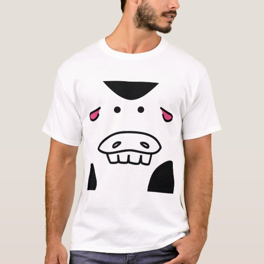 T-shirt Camiseta Masculina Cow Evolution (Devant)