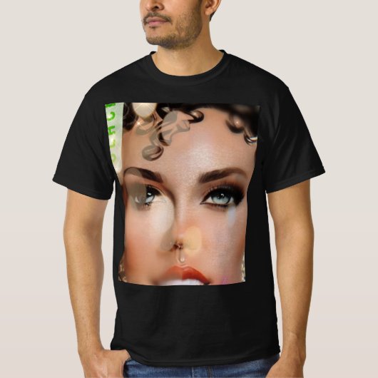 T-shirt Camiseta Miley Curly (Devant)
