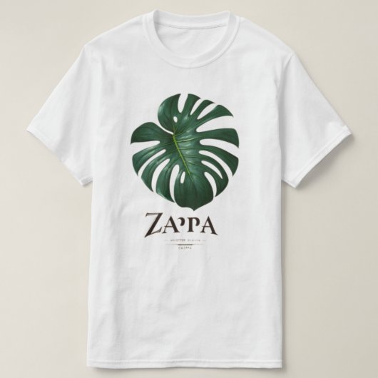 T-shirt camiseta  momstera (Design devant)