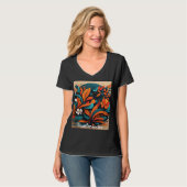 T-shirt Camiseta Mujer Arte Simbólico Transformación (Devant entier)