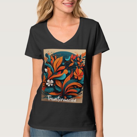 T-shirt Camiseta Mujer Arte Simbólico Transformación (Devant)