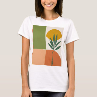 T-shirt camiseta mujer planta minimal