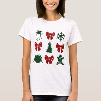 T-shirt Camiseta navideña coquette