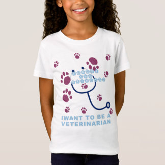 T-Shirt Camiseta Oubliez la princesse Je veux être un vété