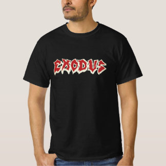 T-shirt Camiseta preta banda Exodus