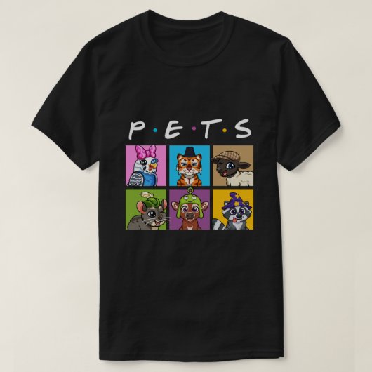 T-shirt Camiseta PSF | Pets (Design devant)