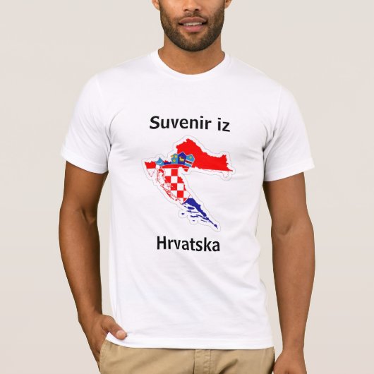 T-shirt Camiseta recuerdo de Croacia (Devant)