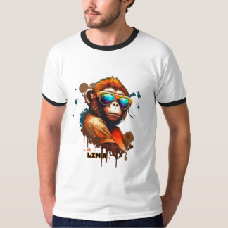 T-shirt Camiseta Ringer "LIMA Edición" -Diseño Gráfico