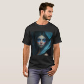 T-shirt Camiseta/ rosto azul (Devant entier)